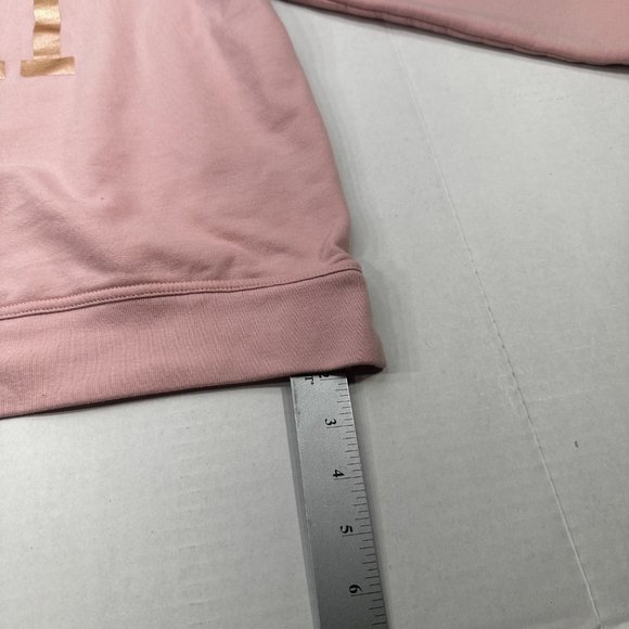 Gap Women's Size Medium Sweatshirt Long Sleeve Graphic Pink Preowned - Picture 11 of 13